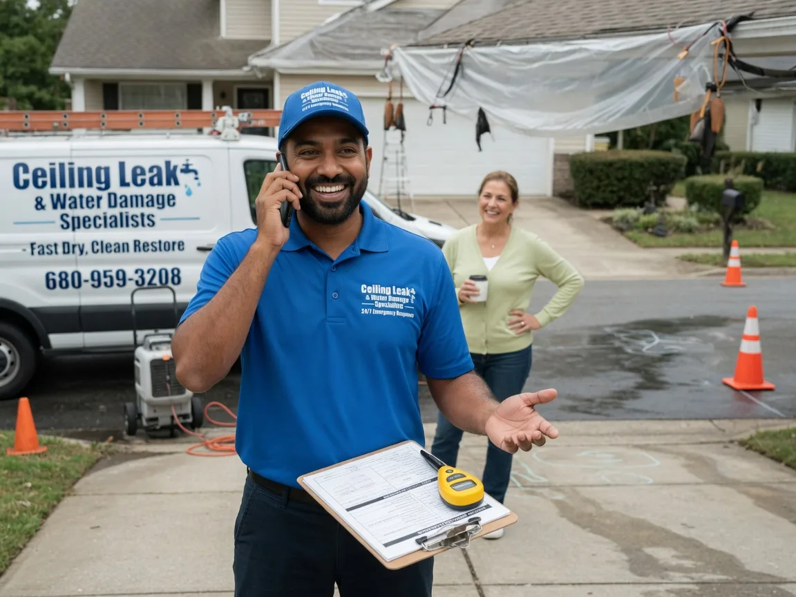 Ceiling Leak Cleanup Agra, KS FAQs